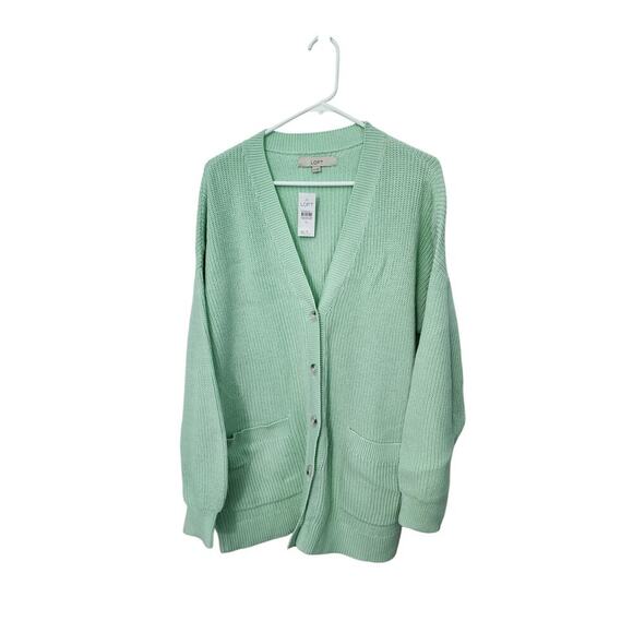 NEW! Loft Green Cardigan, NWT, Size XL - Picture 1 of 5